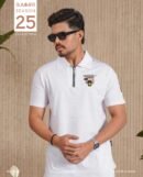 Mens Premium Zipper Polo