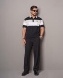 Relaxed-Fit Colorblock Short-Sleeved Polo Shirt