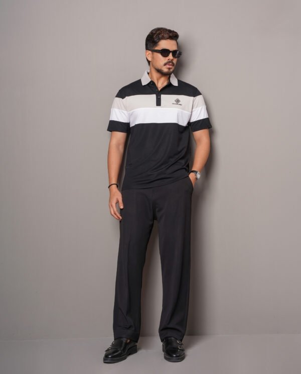 Relaxed-Fit Colorblock Short-Sleeved Polo Shirt - Image 4