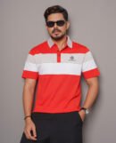 Relaxed-Fit Colorblock Short-Sleeved Polo Shirt