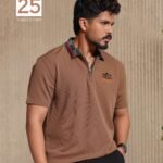 Polo Shirt In Cotton Piqué With Gucci Logo - Brownish
