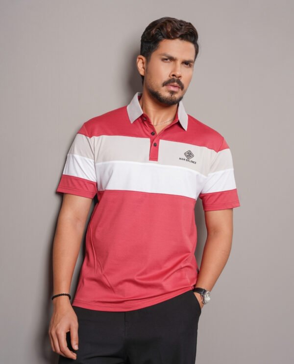 Relaxed-Fit Colorblock Short-Sleeved Polo Shirt - Image 5