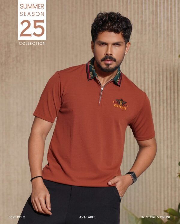 Polo Shirt In Cotton Piqué With Gucci Logo - Image 2