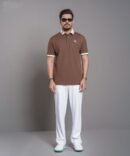 Mens Walnut Brown Polo Shirt