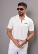 Mens Zipper Polo