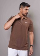 Mens Zipper Polo