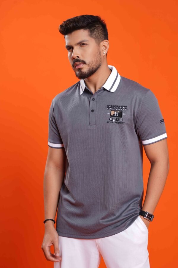 Collared Short Sleeves Polo T-shirt