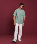 Mens Preminum Jacquard Dropshoulder