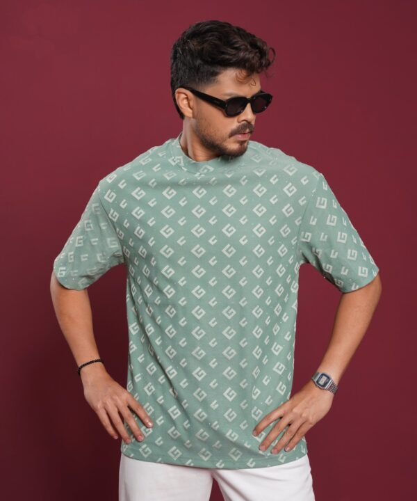 Mens Preminum Jacquard Dropshoulder