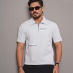 Premium Mens Polo Shirt - Cloud Silver
