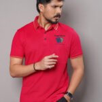 Mens Polo Shirt - Persian Red