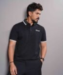 Polo Shirt In Cotton Piqué With Dior Logo