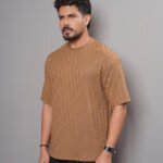 Men Round Neck Dior T-Shirt - Greyish Brown