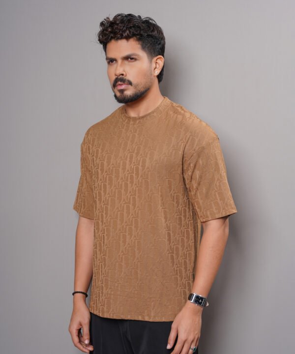 Men Round Neck Dior T-Shirt - Image 3