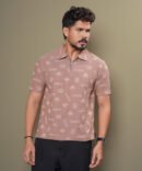 Mens Preminum Jacquard Polo