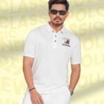 Pardes Classy Design Mens Polo - White