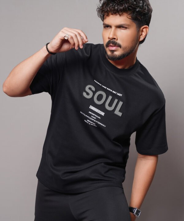 White Soul Embroidered T-Shirt - Image 2