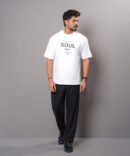 White Soul Embroidered T-Shirt