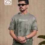 Break Embroidered Cloud Wash T-Shirt - Olive
