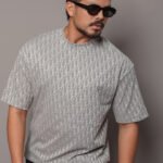 Premium Drop Shoulder T-Shirt I TZF101 - Grey