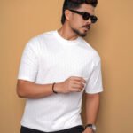 Premium Drop Shoulder T-Shirt I TZF101 - Pastel Grey