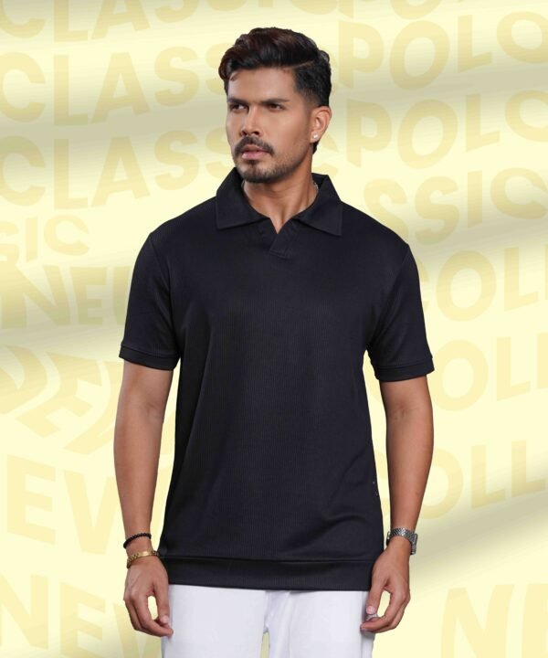 V-Neck Polo Shirt