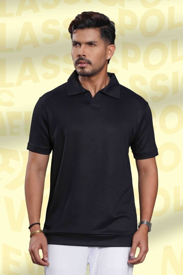 V-Neck Polo Shirt