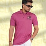 Pardes Classy Design Mens Polo - Deep Rose