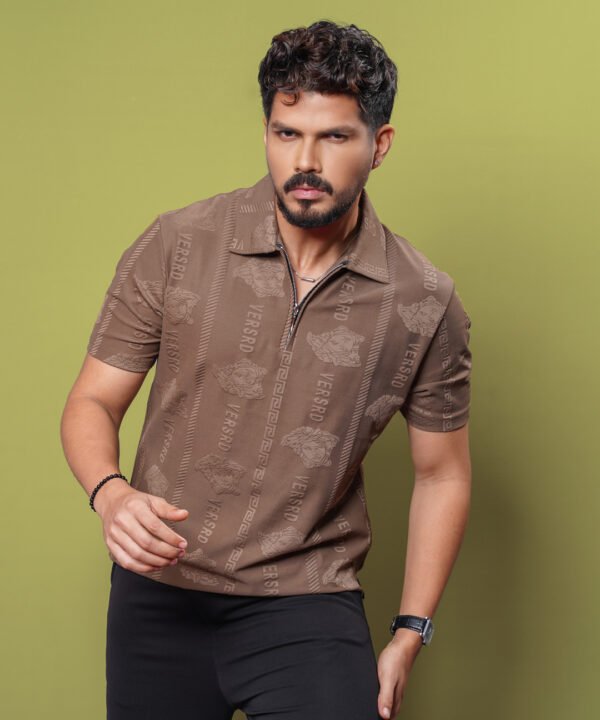 Premium Zipper Polo For Mens