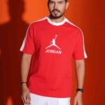 Men Summer T-Shirt I Jordan - Persian Red