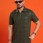 Primium Zipper Polo I FENDI - Olive