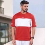 Nike Drop Shoulder T-Shirt - Persian Red