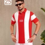 Mens Polo Shirt I Jack & Jonas - Persian Red