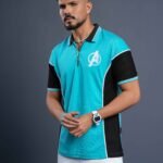 Designer Edition PK Cotton Polo | Avengers - Aqua Blue