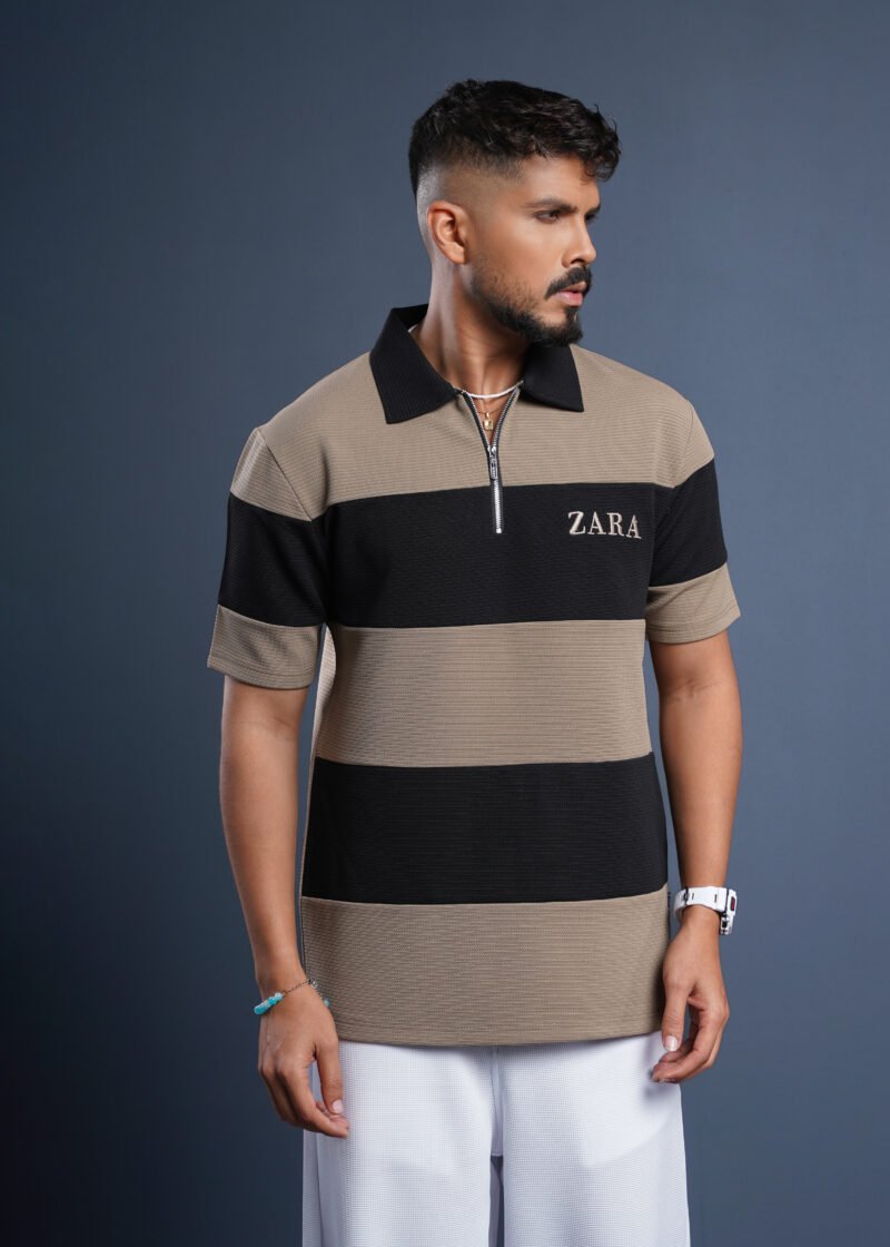 Mens Zipper Polo | ZARA - Image 4
