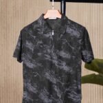 LV Zipper Polo - Black