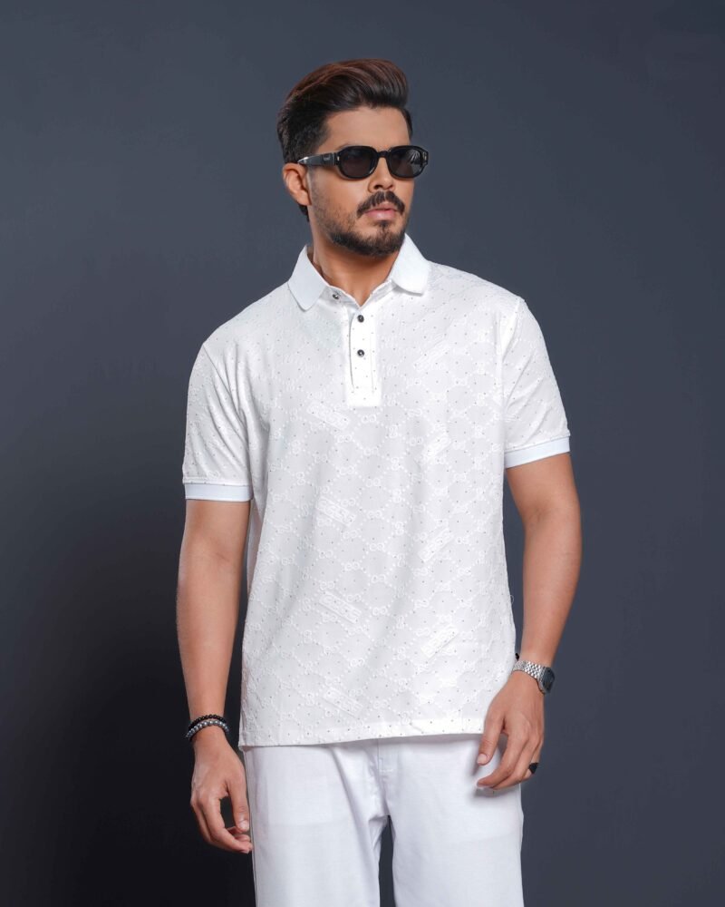 Premium Jacquard Polo - Image 2