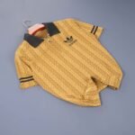 Premium Adidas Mens Polo - Sand Brown