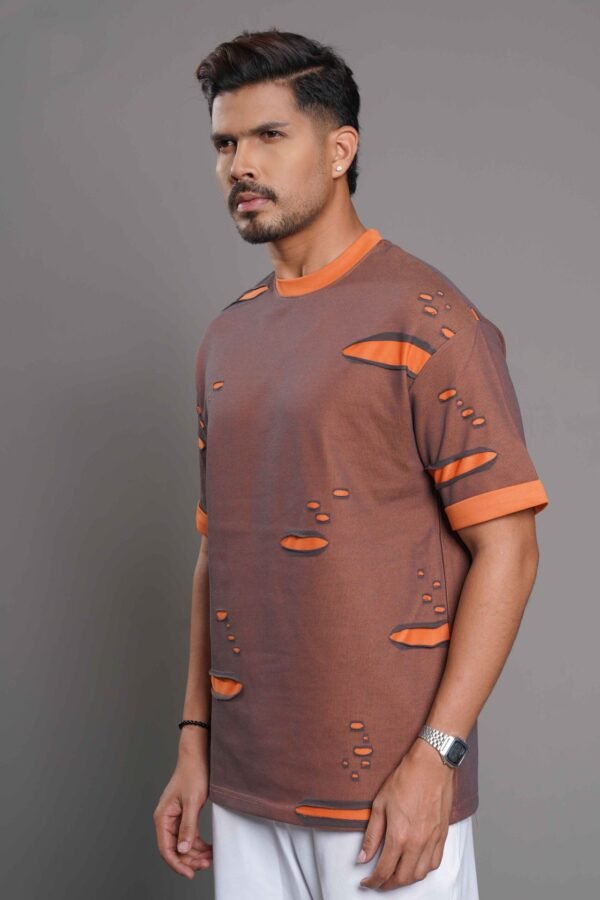 Premium Distressed Drop-shoulder