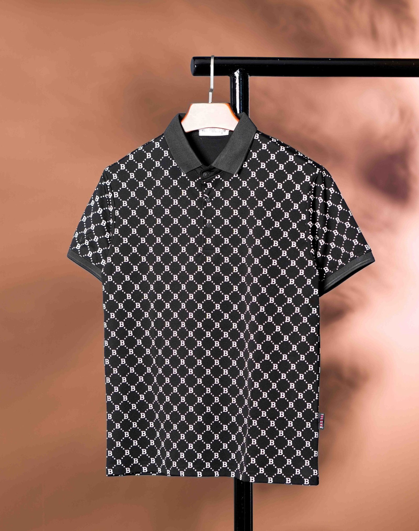 Men Printed Half Sleeves Polo