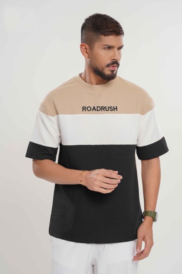 Color Block Drop Shoulder T-shirt