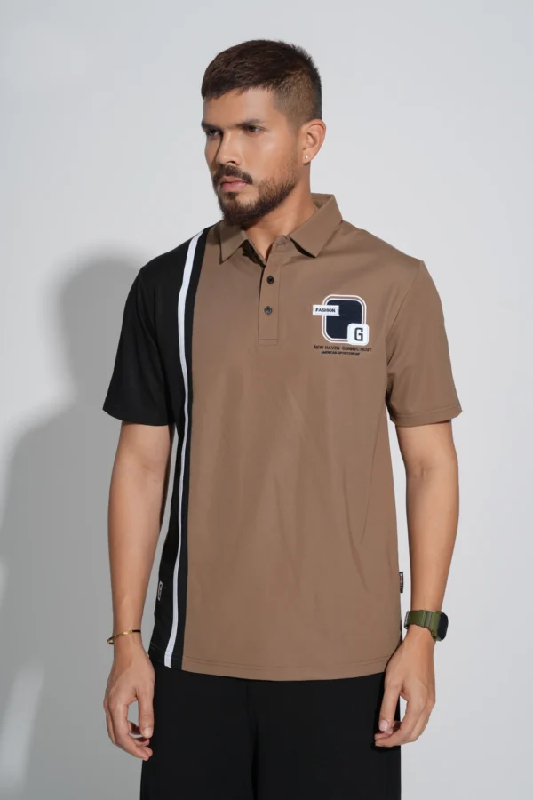 Luxury Polo Shirt Dark Chestnut